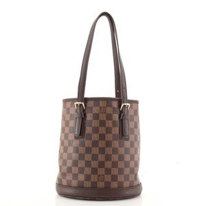 LOUIS VUITTON DAMIER EBENE PETIT BUCKET BAG